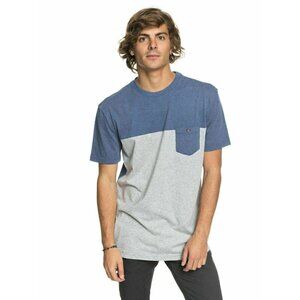 Quiksilver Men's Block Pocket Pocket Tee Blue M